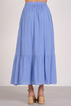 Elan Sammie Maxi Skirt - Blue-Hand In Pocket