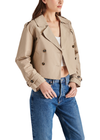 Steve Madden Sirus Jacket- Khaki-Hand In Pocket