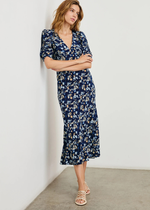 Rails Zariah Dress- Navy Flora-Hand In Pocket