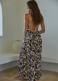 Riverina Maxi Mod Print Dress-Hand In Pocket