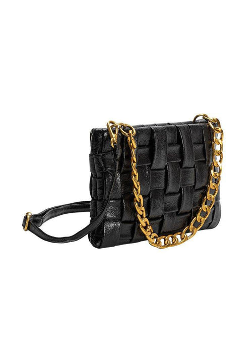 Mimie Crossbody Bag- Black-Hand In Pocket