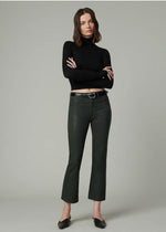 Callie Coated Cropped Bootcut - Autumn Forest-Hand In Pocket