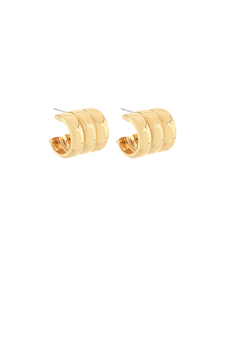 Lexley 3 ring earrings-Hand In Pocket