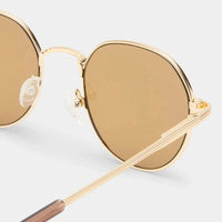 Le Specs Odyssey- Gold-Hand In Pocket