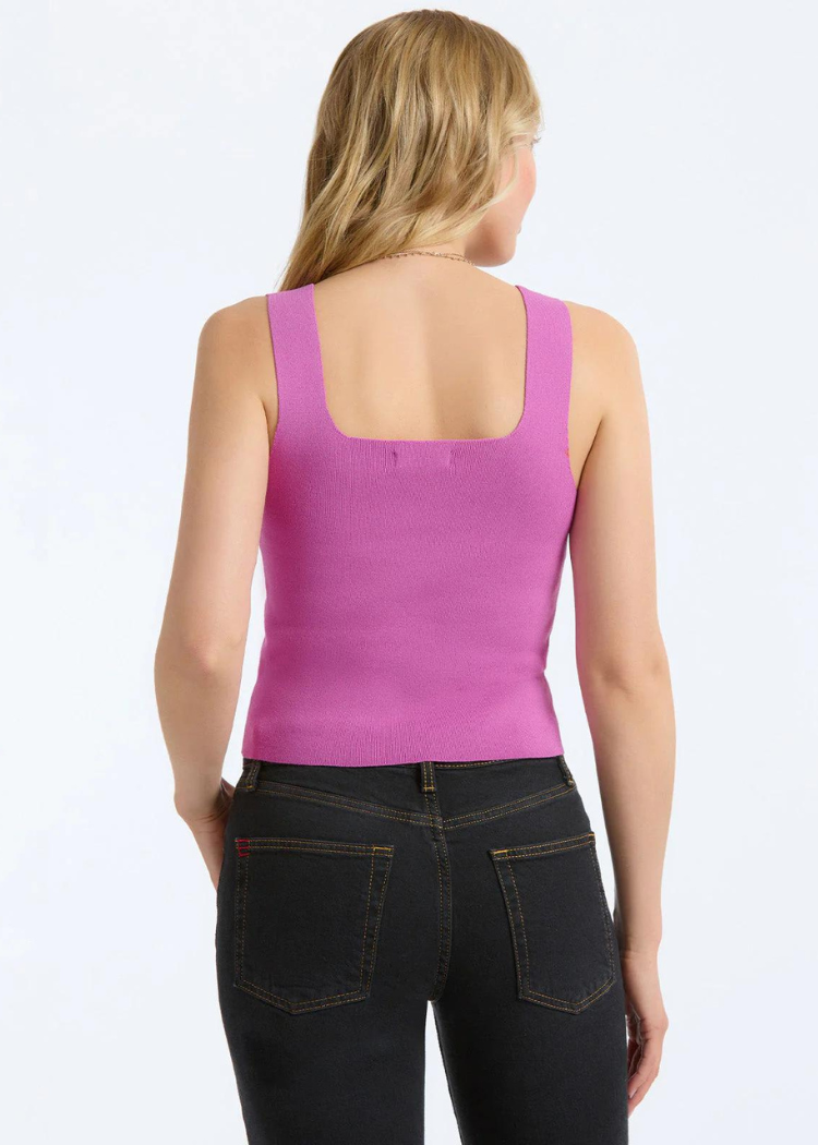 525 America Eva Square Neck Tank-Orchid ***FINAL SALE***-Hand In Pocket