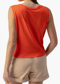 Sanctuary Twisted Tank - Spicy Orange ***FINAL SALE***-Hand In Pocket