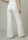 Joe's Jeans Double Buckle Sailor Pant- Optic White-***FINAL SALE***-Hand In Pocket