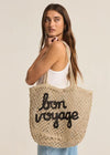 Z Supply Summer Tote Bag- Natural-Hand In Pocket