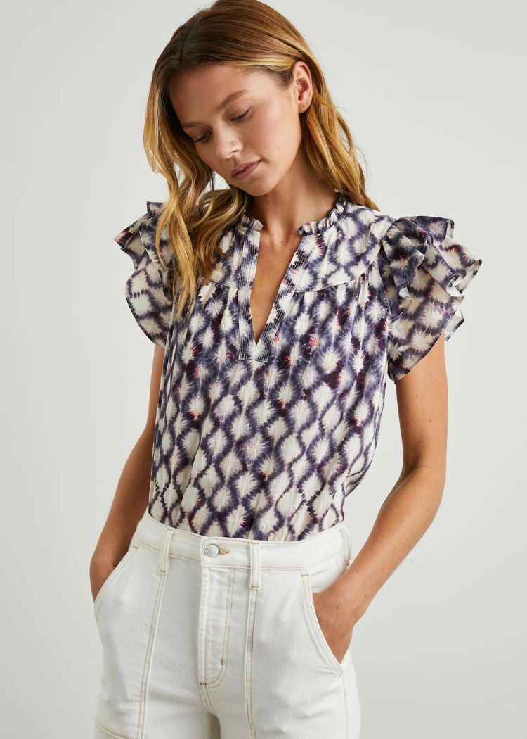 Rails Calista Top- Iris Shibori ***FINAL SALE***-Hand In Pocket