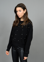 RD Style Lucie Pullover w/ Rhinestones-Hand In Pocket