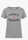 Favorite Daughter Tee - Heather Grey-Hand In Pocket