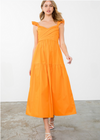 ***FINAL SALE*** THML Audrey Tiered Poplin Dress-Hand In Pocket