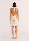 MINKPINK Gracie Halter Dress- Fruity Floral-Hand In Pocket