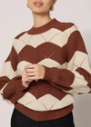 Cleobella Kori Sweater- Ivory/ Terracotta ***FINAL SALE***-Hand In Pocket