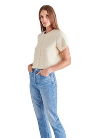 Steve Madden Addie Top- White ***FINAL SALE***-Hand In Pocket