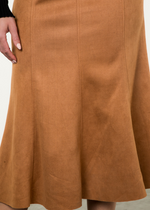 THML Riya Faux Suede Skirt-Hand In Pocket