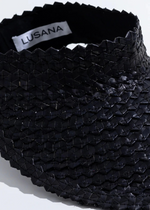 Lusana Solid Baha Visor- Black