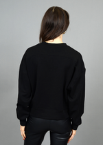 RD Style Lucie Pullover w/ Rhinestones-Hand In Pocket