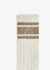 Varley Malissa Plush Ribbed Socks- Ivory-Hand In Pocket