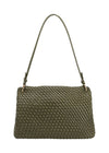 Natalia Shoulder Bag- Olive-Hand In Pocket