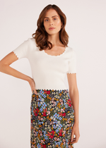 MINKPINK Josie Bias Midi Skirt-Hand In Pocket