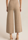 Z Supply Elowen Sweater Knit Pant- Oatmeal Heather-Hand In Pocket