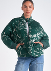 Elan Bella Quilted Bomber - Jade ***FINAL SALE***-Hand In Pocket