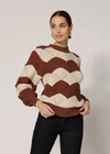 Cleobella Kori Sweater- Ivory/ Terracotta ***FINAL SALE***-Hand In Pocket