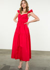 THML Lilliana Tiered Poplin Maxi Dress ***FINAL SALE***-Hand In Pocket