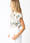 Janelle Top- Natural Multi-Hand In Pocket