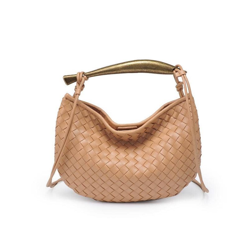 Uma Woven Crossbody: Natural-Hand In Pocket