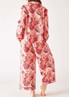 Mersea Over The Cotton Moon PJ Set- Rosewood-Hand In Pocket