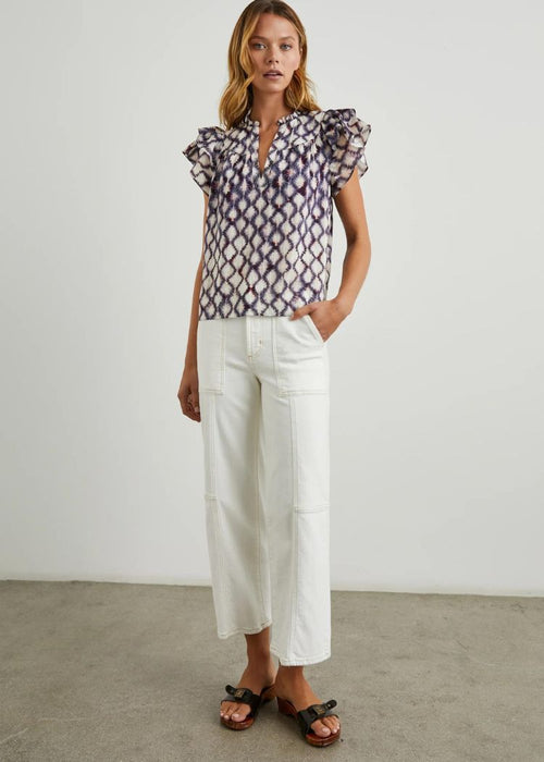 Rails Calista Top- Iris Shibori-Hand In Pocket