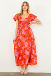 THML Olivia Floral Dress-Hand In Pocket