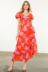 THML Olivia Floral Dress-Hand In Pocket