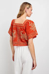 Rails Laine Top - Terracotta-Hand In Pocket