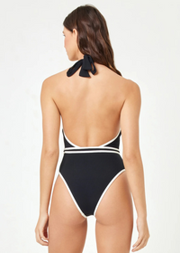 L-Space Caicos One Piece- Trunk Show *FINAL SALE*-Hand In Pocket