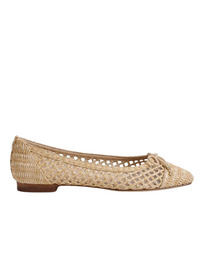 Sam Edelman May Raffia Flat - Dk. Natural ***FINAL SALE***-Hand In Pocket