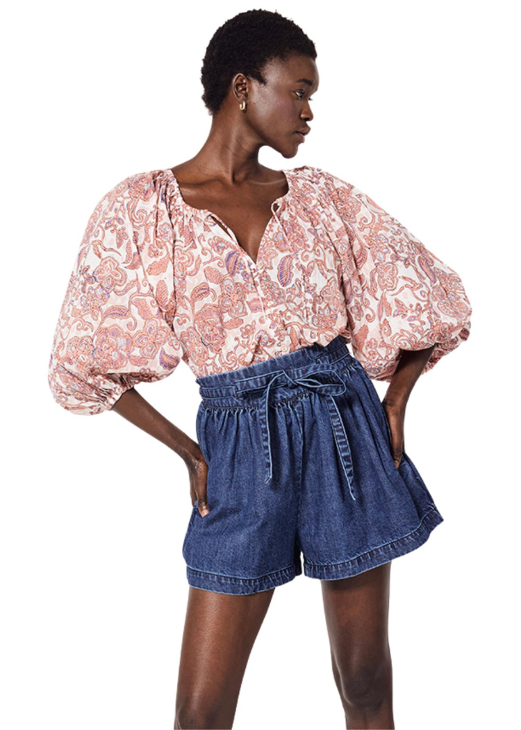 Cleobella Kyla Blouse - Amara Floral Print-Hand In Pocket