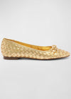 Schutz Arissa Flat - Ouro Claro Orchid ***FINAL SALE***-Hand In Pocket