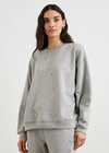 Rails Varsity Sweatshirt- Champagne-Hand In Pocket