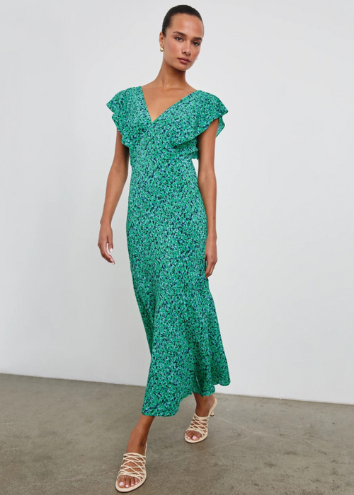 Rails Dina Dress - Green Speckled-Hand In Pocket