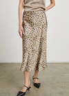 Rails Anya Skirt- Champagne Leopard-Hand In Pocket