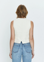 Pistola Vero Vest- Ecru-Hand In Pocket