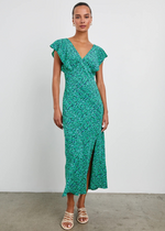 Rails Dina Dress - Green Speckled-Hand In Pocket