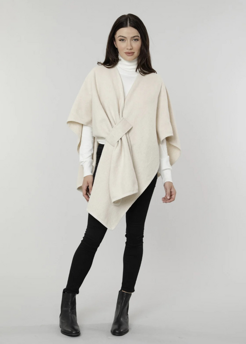 Cara Interlock Wrap- Beige-Hand In Pocket