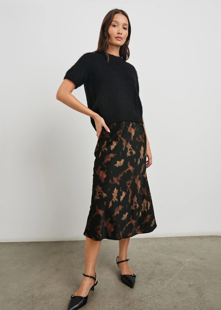 Rails Anya Skirt- Diff. Sandstone-Hand In Pocket