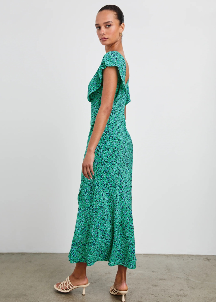 Rails Dina Dress - Green Speckled-Hand In Pocket