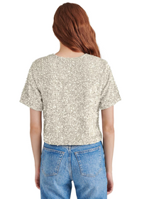 Steve Madden Cressa Top- Ivory-Hand In Pocket