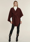 Cara Interlock Wrap- Wine-Hand In Pocket